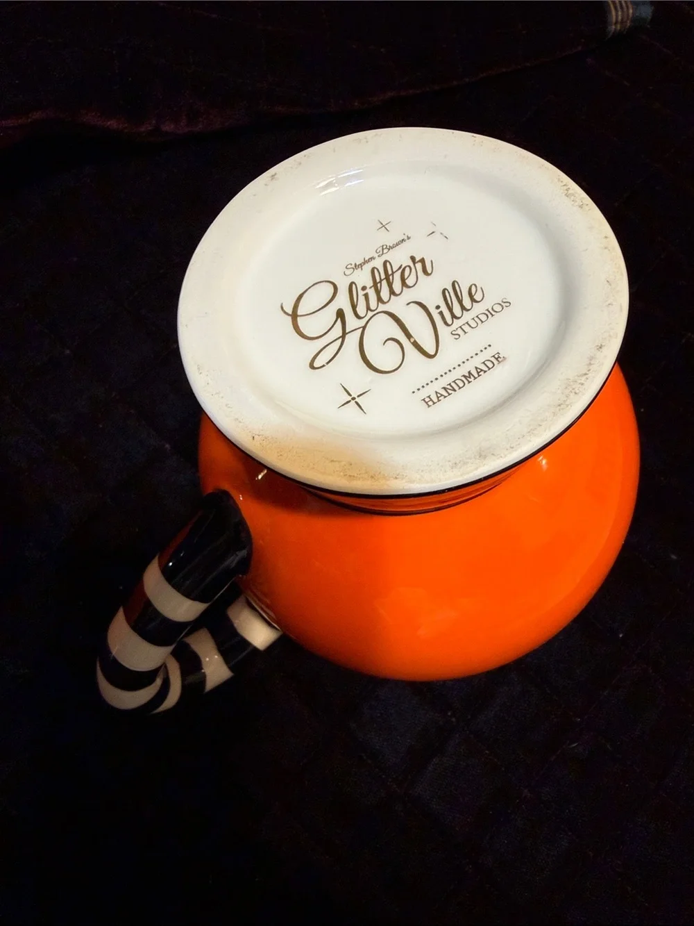 Playful Orange Ceramic Character Vases – Set of 2
